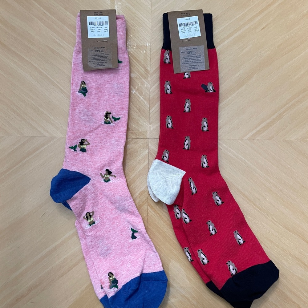 2-pack j crew mens socks